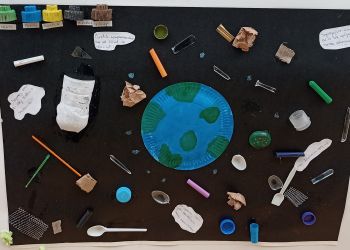 Powiększ zdjęcie: Plakat "Nie zaśmiecaj Ziemi"