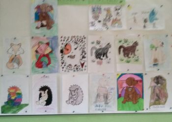 Powiększ zdjęcie: galeria prac dzieci