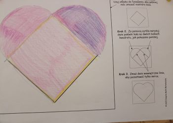 Powiększ zdjęcie: kartka z sercem