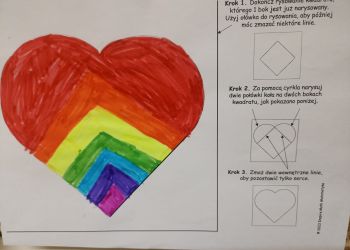 Powiększ zdjęcie: kolorowe serce