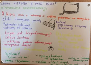 Powiększ zdjęcie: rysunek z napisami