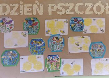 Powiększ zdjęcie: prace plastyczne na dzień pszczoły