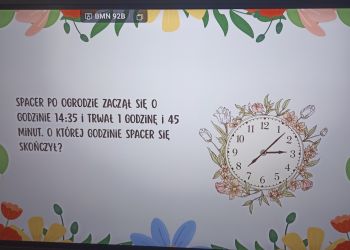 Powiększ zdjęcie: tekst z kwiatami