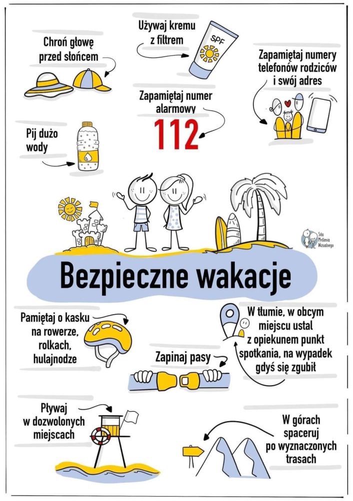 Zasady bezpiecznych wakacji