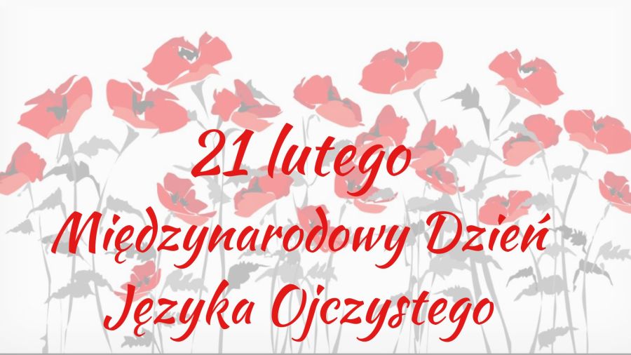 Plakat Międzynarodowy Dzień Języka Ojczystego